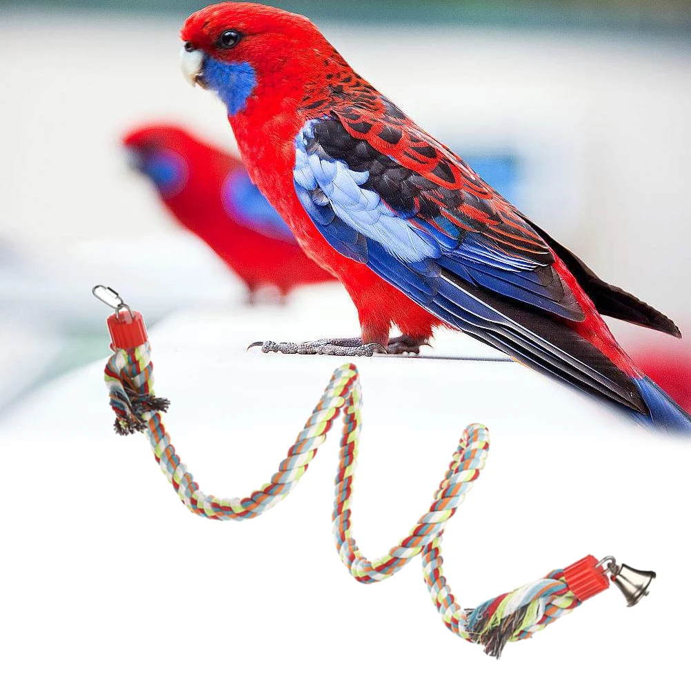 Durable Bird Toys Training Rope Parakeet Swing Chew Parrot Perch Ecofriendly Colorful Pet Exercises Balance Bird Playgrounds
Durable Bird Toys Training Rope Parakeet Swing Chew Parrot Perch Ecofriendly Colorful Pet Exercises Balance Bird Playgrounds