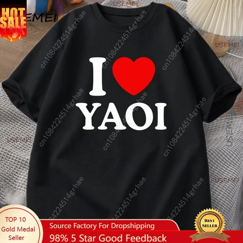 I Love Yaoi T-Shirt Men Women Funny Cotton Short Sleeve Men's Clothes Streetwear Y2k Graphic Tees Vintage Loose Streetwear
I Love Yaoi T-Shirt Men Women Funny Cotton Short Sleeve Men's Clothes Streetwear Y2k Graphic Tees Vintage Loose Streetwear