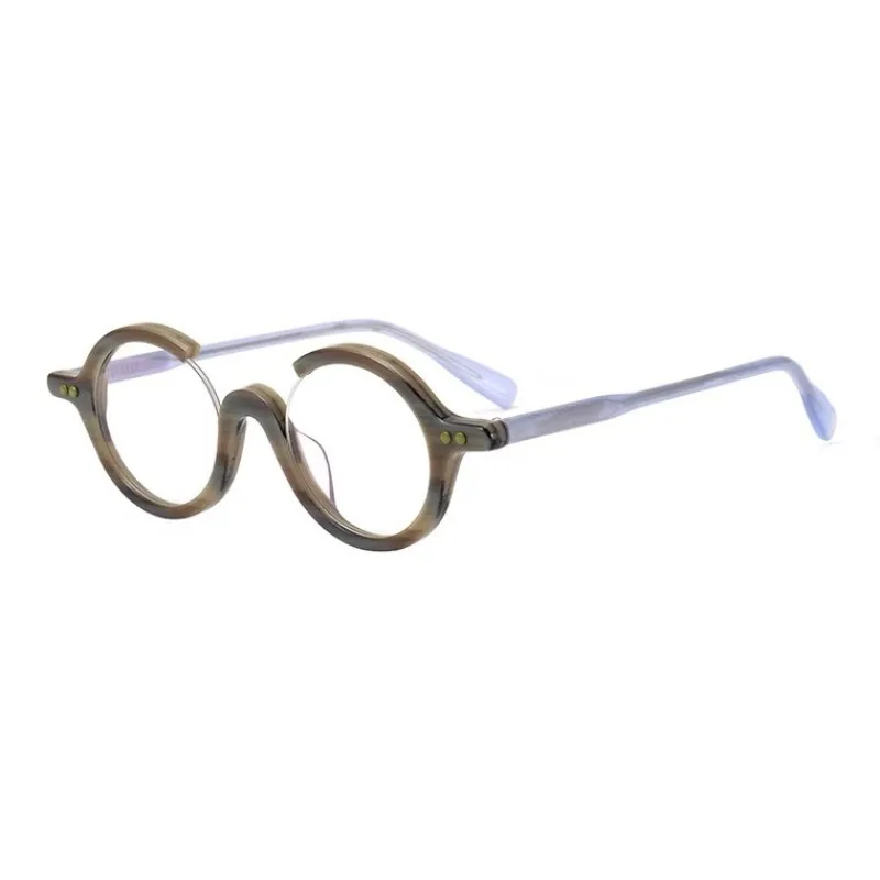 Japanese handmade retro anti-blue flat light frame myopia round face glasses frame
Japanese handmade retro anti-blue flat light frame myopia round face glasses frame