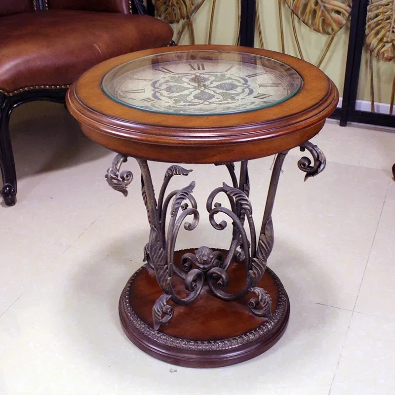 American retro round edge, living room coffee table corner, European round face, sofa coffee table, balcony small round table.
American retro round edge, living room coffee table corner, European round face, sofa coffee table, balcony small round table.