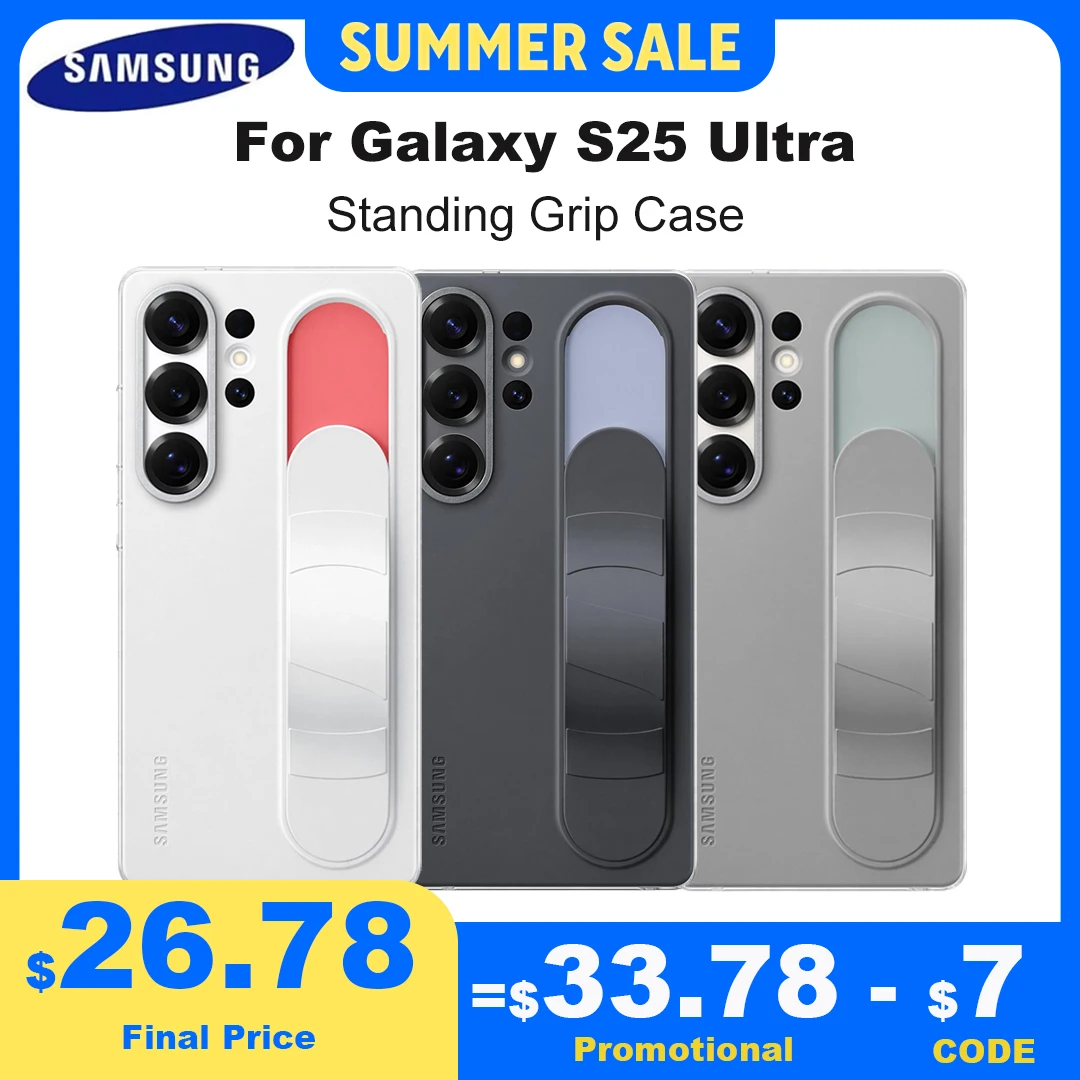 Original Samsung S25 Ultra Standing Grip case for S25Ultra Standing Grip case genuine
Original Samsung S25 Ultra Standing Grip case for S25Ultra Standing Grip case genuine