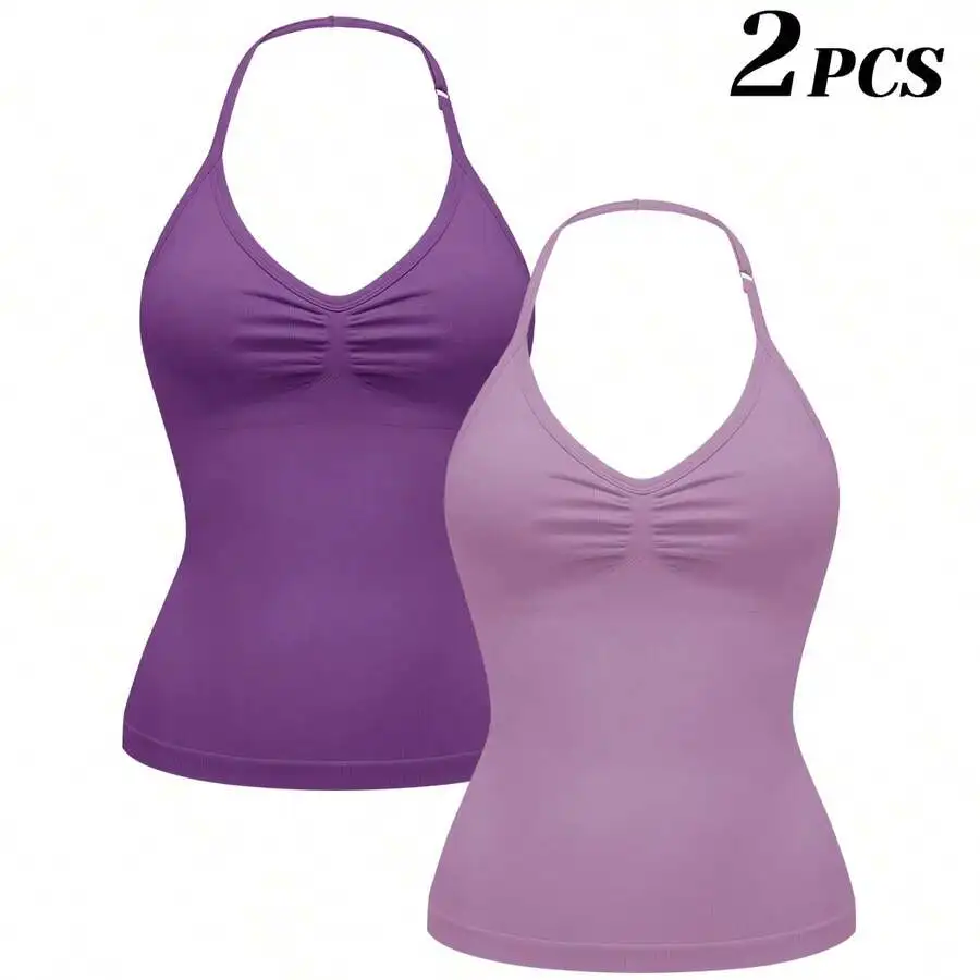 Womens Halter Neck Solid Impact Longline Strappy Yoga Sports Bra With Removable Padding
Womens Halter Neck Solid Impact Longline Strappy Yoga Sports Bra With Removable Padding
