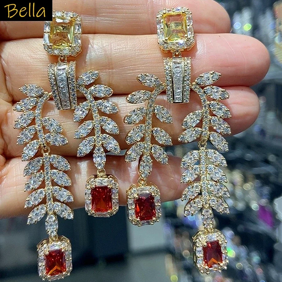shiny cubic zirconia leaf drop earrings for women statement dangle earrings silver gold color
shiny cubic zirconia leaf drop earrings for women statement dangle earrings silver gold color