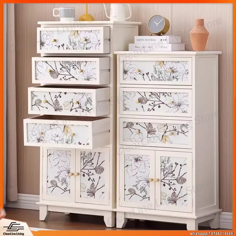 American Style Painted Wooden Dresser Living Room Storage Cabinet with Deep Drawers Solid Wood Sideboard Home Organization
American Style Painted Wooden Dresser Living Room Storage Cabinet with Deep Drawers Solid Wood Sideboard Home Organization