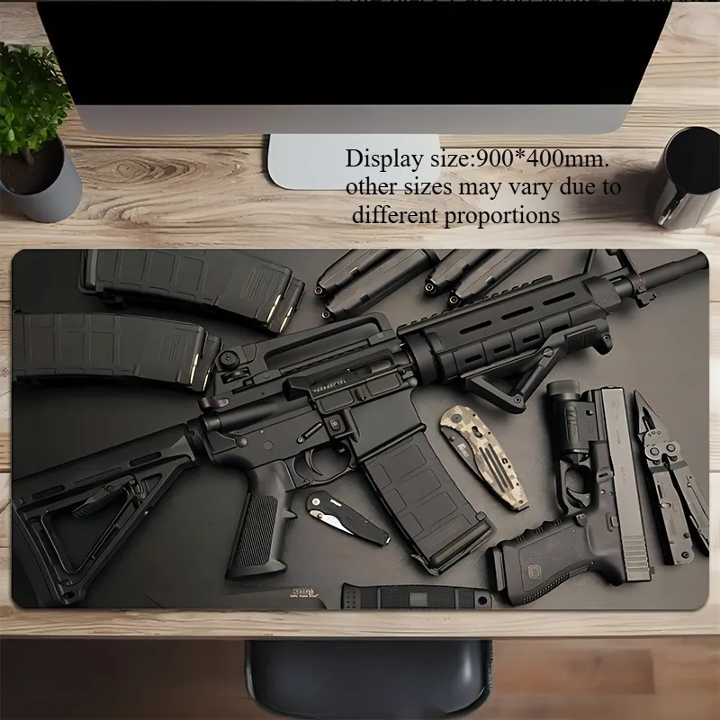 Gun pattern mouse pad XXL Large size lock edge gaming pads Rubber non-slip table mat FPS/MOBA players preferred PC accessories
Gun pattern mouse pad XXL Large size lock edge gaming pads Rubber non-slip table mat FPS/MOBA players preferred PC accessories