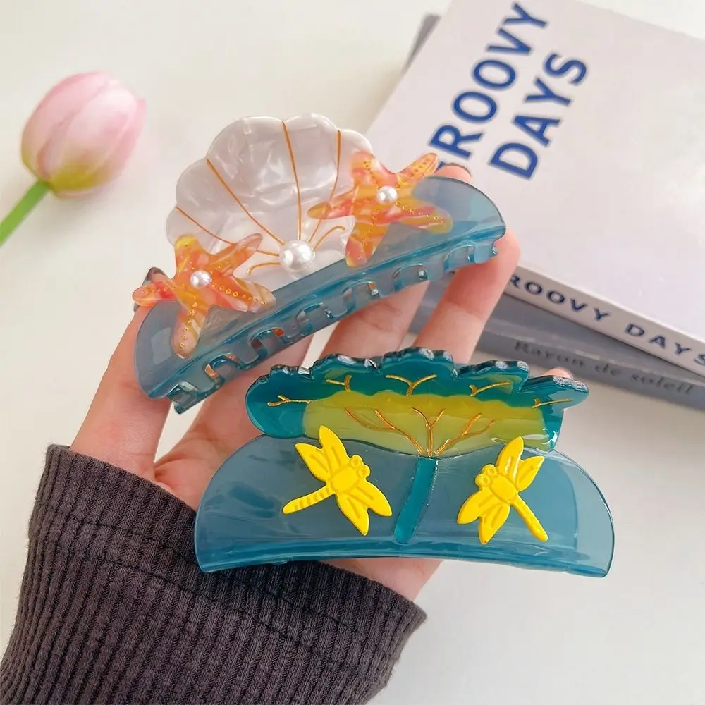 Fashion Elegant Ocean Series Hair Claw Korean Style Conch Shell Hair Claw Acetic Acid Beach Headwear Geometry Shark Clip Daily
Fashion Elegant Ocean Series Hair Claw Korean Style Conch Shell Hair Claw Acetic Acid Beach Headwear Geometry Shark Clip Daily