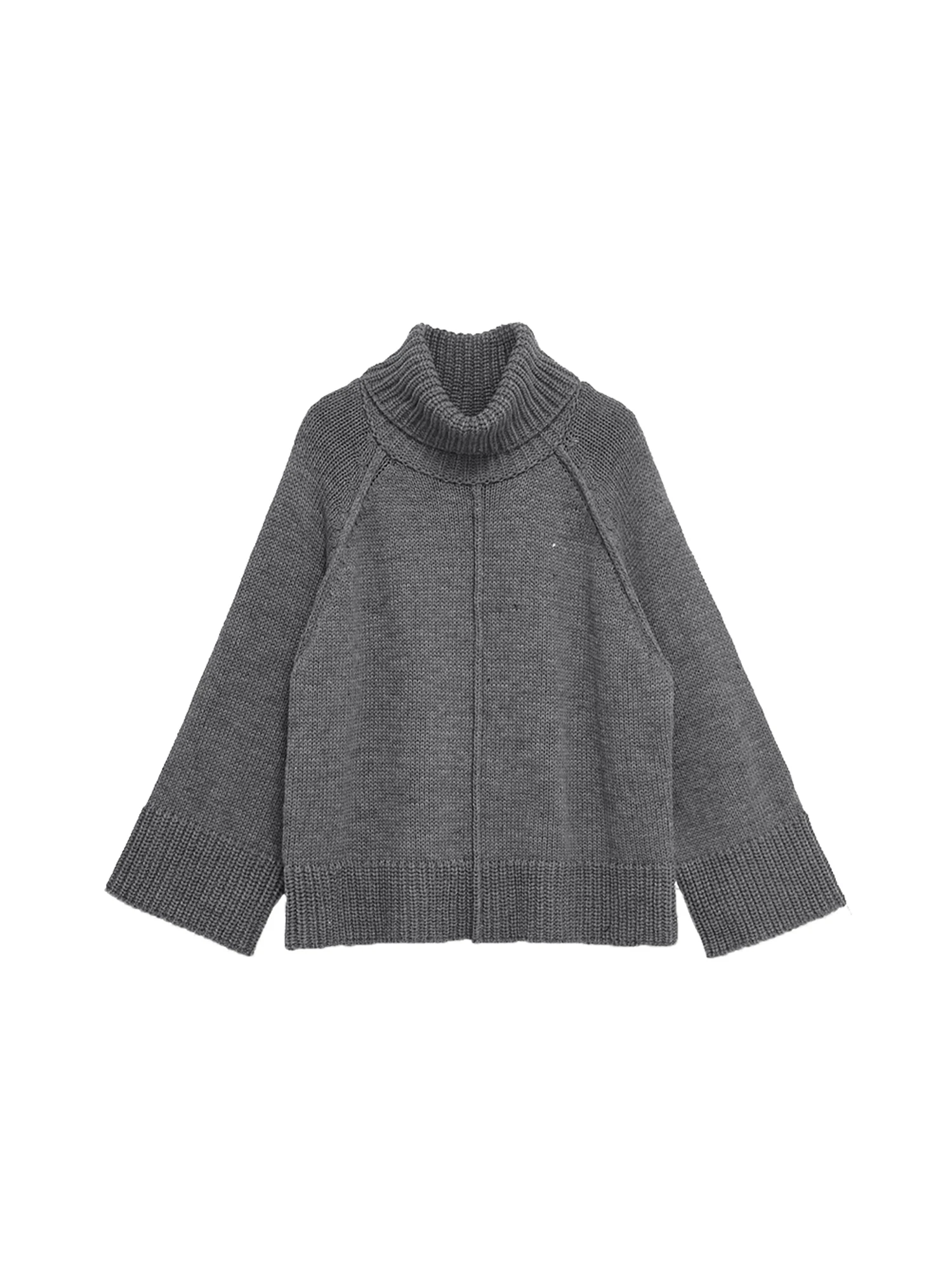 Women Grey Knit Pullover Turtleneck Sweater Vintage 2000s Korean Long Sleeves Cashmere Sweater for Women Autumn Winter Clothes
Women Grey Knit Pullover Turtleneck Sweater Vintage 2000s Korean Long Sleeves Cashmere Sweater for Women Autumn Winter Clothes