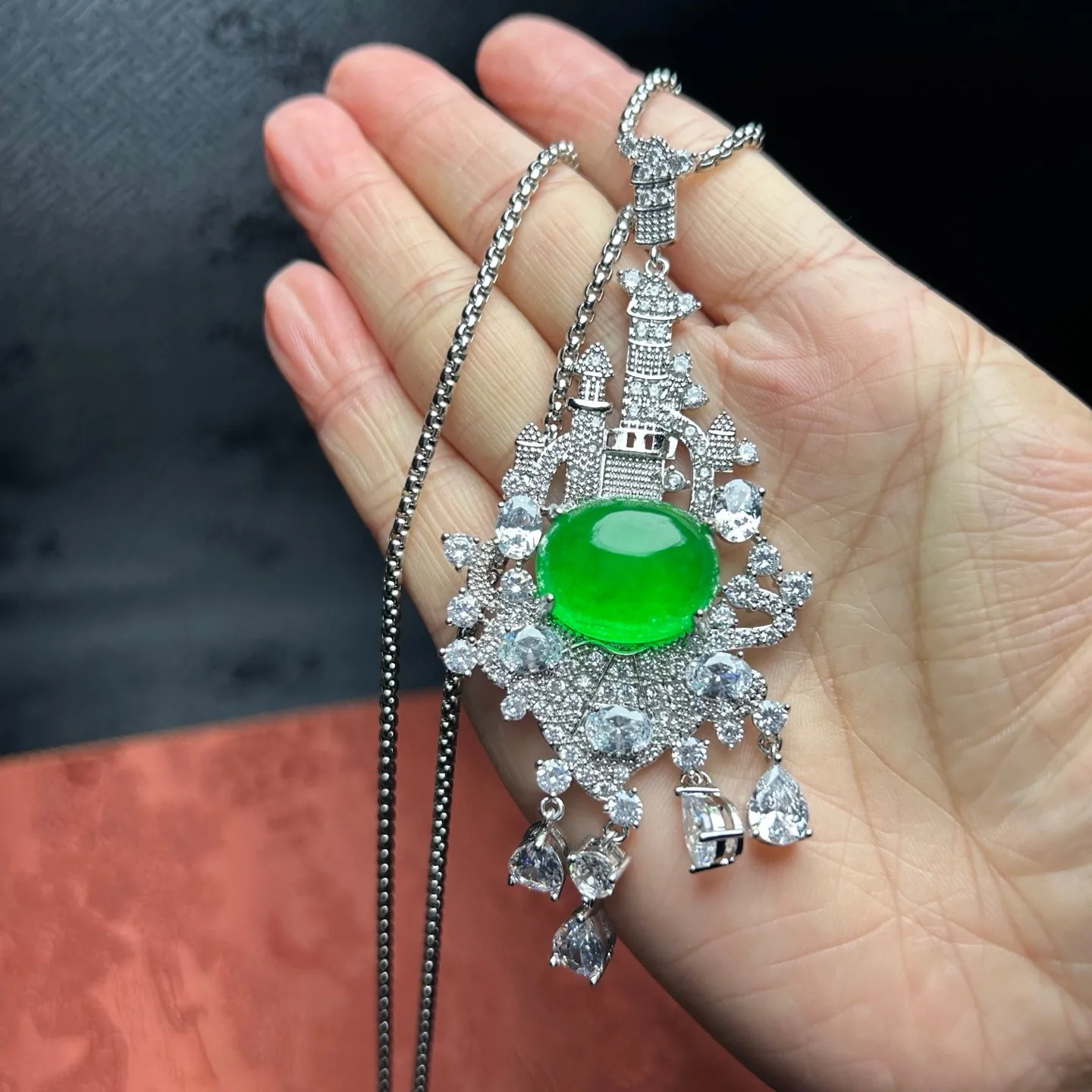 AAA Real natural high Ice Green Jade Jadeite amulet Pendant&Necklaces
AAA Real natural high Ice Green Jade Jadeite amulet Pendant&Necklaces
