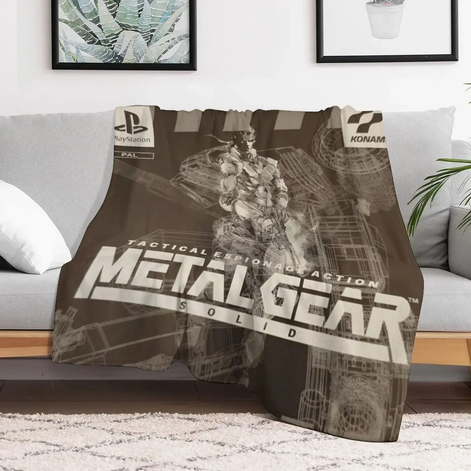 PS1 Metal Gear Solid Black and White Throw Blanket Hairys Plaid Thin Blankets
PS1 Metal Gear Solid Black and White Throw Blanket Hairys Plaid Thin Blankets