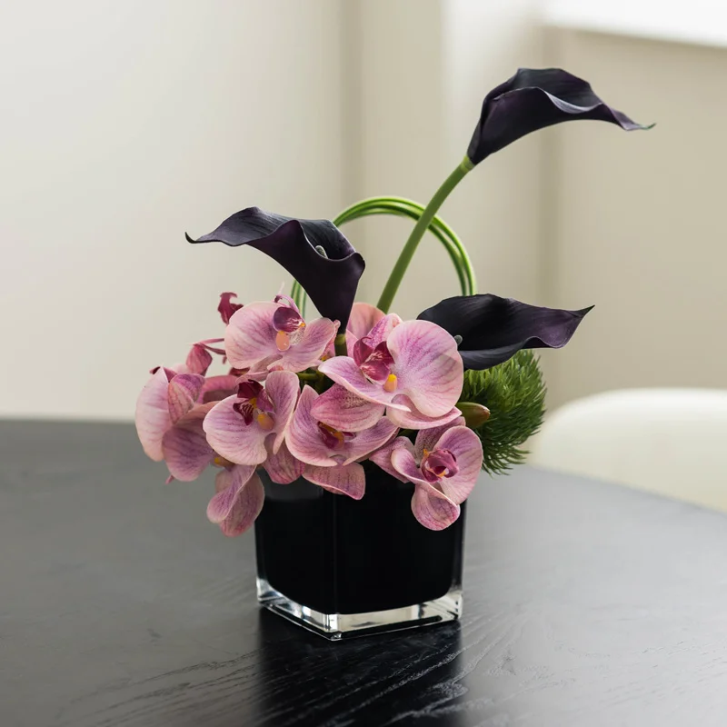 High-end table flower fake flower feel Phalaenopsis conference table business flower simulation high-end dining ta
High-end table flower fake flower feel Phalaenopsis conference table business flower simulation high-end dining ta