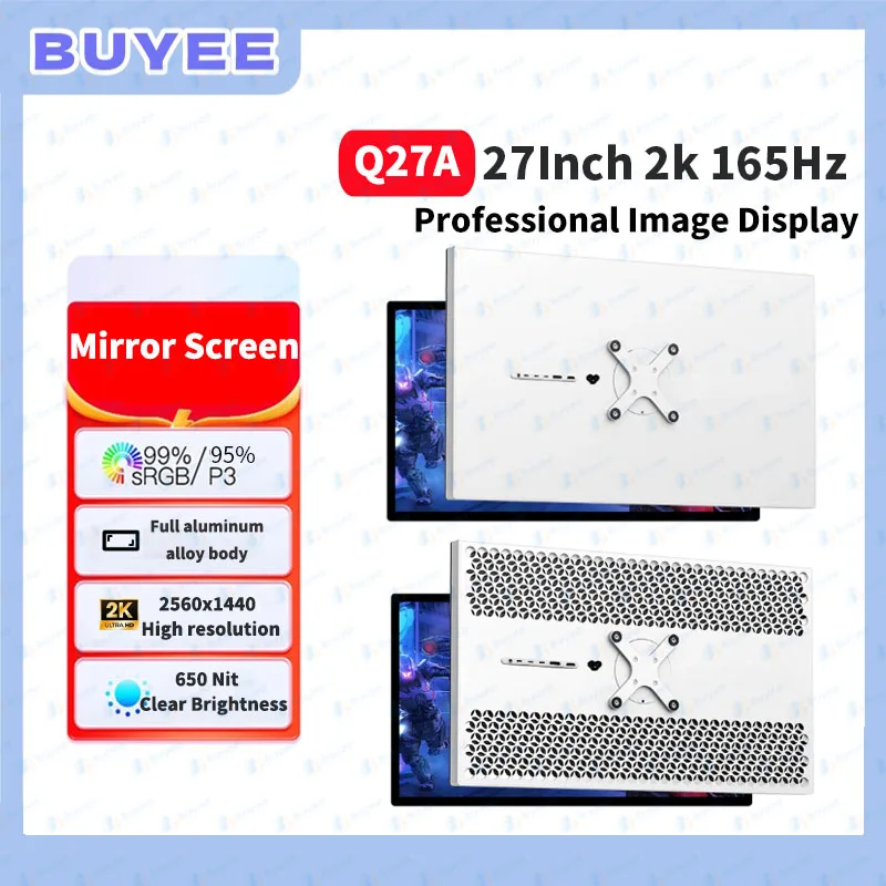 27inch Q27A LCD Monitor 2K 165Hz Mirror Screen IPS Display USB2.0 Gaming Monitor Matte Screen Type-C All Aluminium 2560x1440
27inch Q27A LCD Monitor 2K 165Hz Mirror Screen IPS Display USB2.0 Gaming Monitor Matte Screen Type-C All Aluminium 2560x1440
