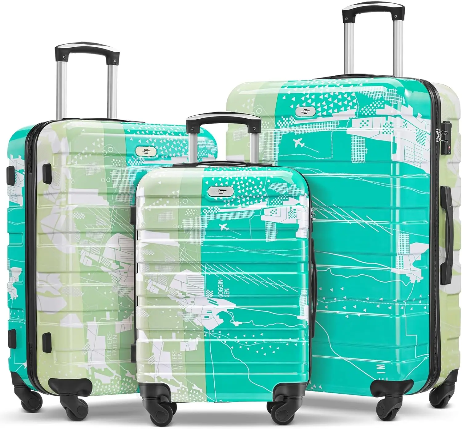 Luggage Sets 3 Piece Hardside Suitcase set with Spinner Wheels,Durable Lightweight Luggage with TSA Lock for Travel
Luggage Sets 3 Piece Hardside Suitcase set with Spinner Wheels,Durable Lightweight Luggage with TSA Lock for Travel