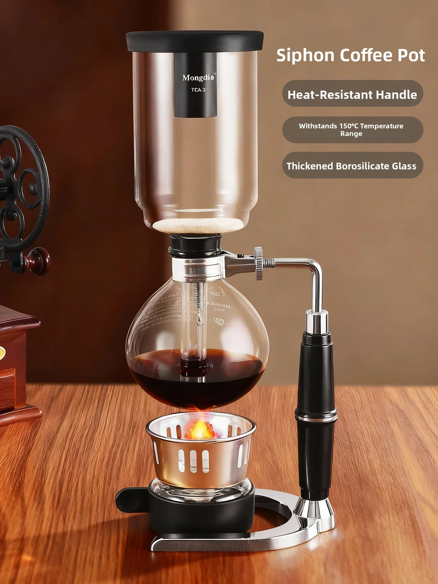 Mongdio Siphon Coffee Pot Set Small Home Use Coffee Maker Distillation Pot Light Wave Oven Glass Material Coffee Brewing Tool
Mongdio Siphon Coffee Pot Set Small Home Use Coffee Maker Distillation Pot Light Wave Oven Glass Material Coffee Brewing Tool