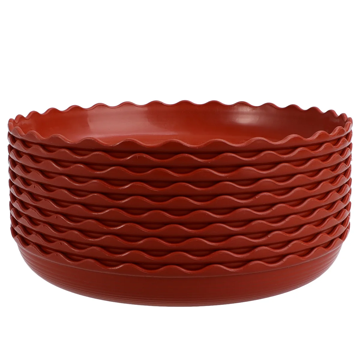 10pcs Plastic Leaf Edge Plant Tray Thickened Bonsai Flower Small Plant Pots Saucer Pots Tray Saucer For Garden Balcony Red
10pcs Plastic Leaf Edge Plant Tray Thickened Bonsai Flower Small Plant Pots Saucer Pots Tray Saucer For Garden Balcony Red