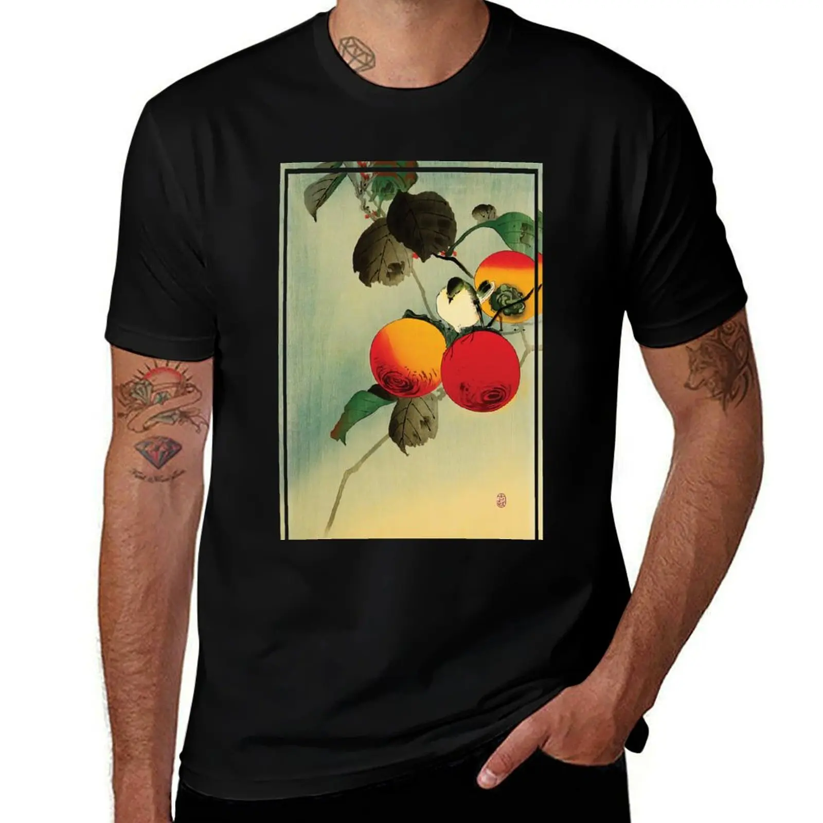 Nuthatcher atop Persimmon by Ohara Koson T-Shirt Lightweight Print T-Shirt
Nuthatcher atop Persimmon by Ohara Koson T-Shirt Lightweight Print T-Shirt