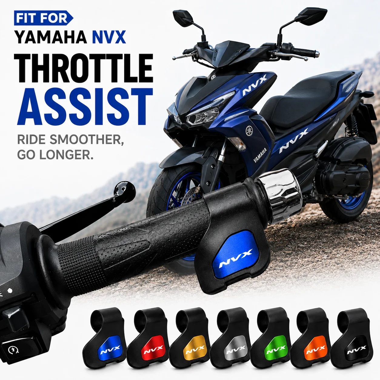 For Yamaha NVX 155 NVX155 Aerox 155 Aerox155 Motorcycle Accessories Handle Control Grip Throttle Assistant Clip Labor Saver
For Yamaha NVX 155 NVX155 Aerox 155 Aerox155 Motorcycle Accessories Handle Control Grip Throttle Assistant Clip Labor Saver