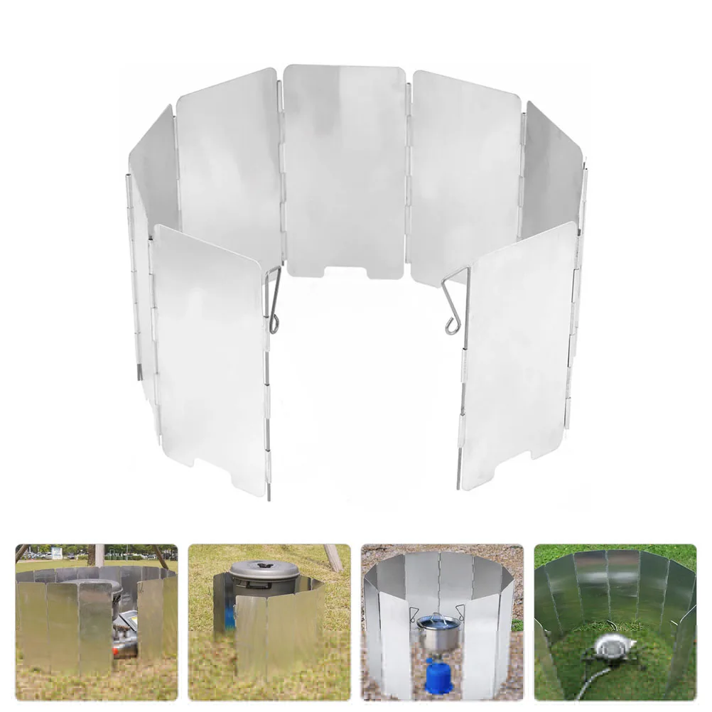 9 Pieces Mini Foldable Aluminum Alloy Outdoor Camping Windscreen Cooker Burner Travel Picnic Supplies Lightweight
9 Pieces Mini Foldable Aluminum Alloy Outdoor Camping Windscreen Cooker Burner Travel Picnic Supplies Lightweight
