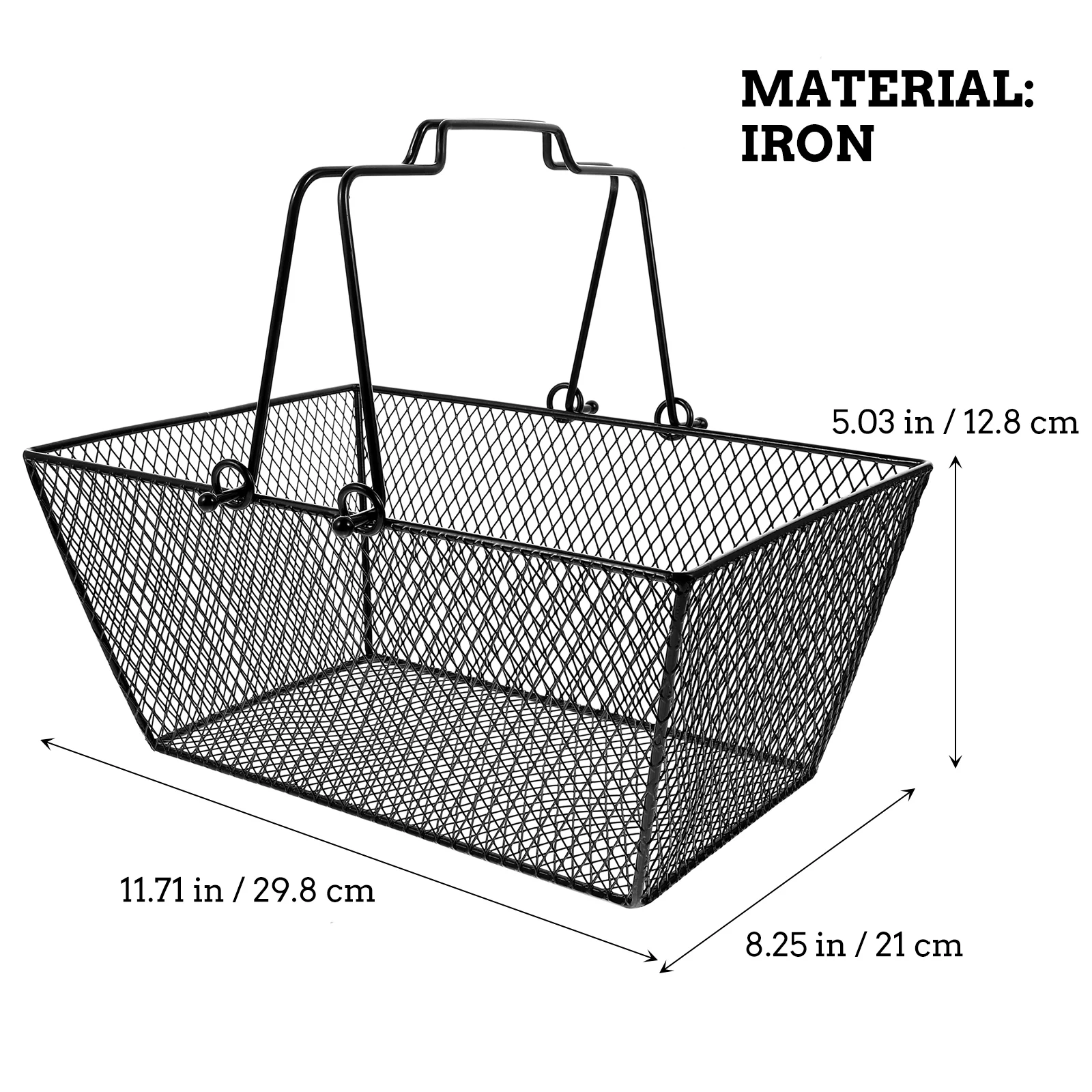 Metal Handbasket Storage Baskets Portable Detachable Handle Kitchen Bathroom Closet ganization Container
Metal Handbasket Storage Baskets Portable Detachable Handle Kitchen Bathroom Closet ganization Container