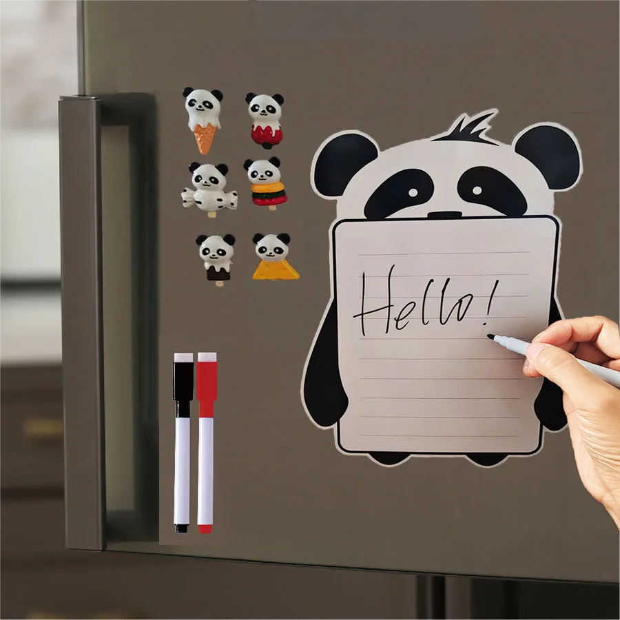 9pc/set Cute Panda Erasable Remind Plan Soft Magnetic Fridge Sticker Whiteboard Message Board Memo Refrigerator Magnet
9pc/set Cute Panda Erasable Remind Plan Soft Magnetic Fridge Sticker Whiteboard Message Board Memo Refrigerator Magnet