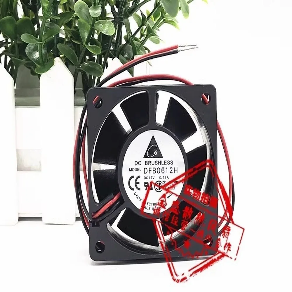 For Delta DFB0612H 6025 DC12V 0.15A 6CM 2-Wire Dual-Ball Power Supply Cooling Fan
For Delta DFB0612H 6025 DC12V 0.15A 6CM 2-Wire Dual-Ball Power Supply Cooling Fan
