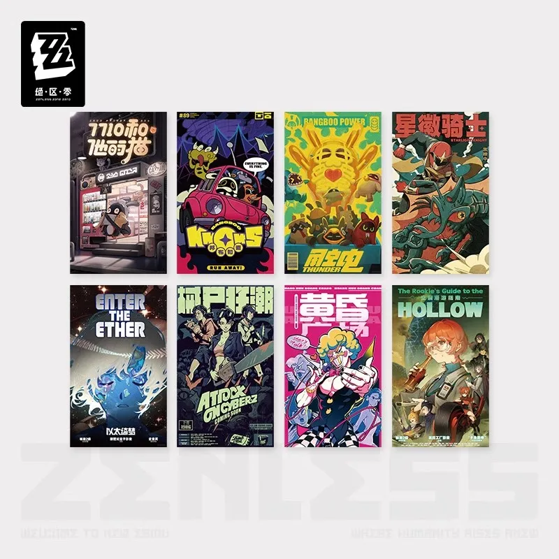 Official Zenless Zone Zero Genuine Anime RandomPlay Video Tape Series Game Peripherals Collectible Poster Set Bangboo Gift
Official Zenless Zone Zero Genuine Anime RandomPlay Video Tape Series Game Peripherals Collectible Poster Set Bangboo Gift