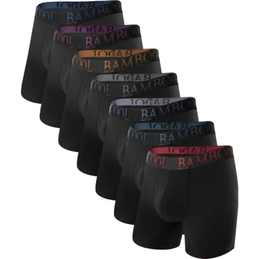 Мужские трусы-боксеры BAMBOO COOL Ultra ComfortSoft, влагоотводящие и дышащие, не сползающие, с молнией, набор из нескольких штук
Мужские трусы-боксеры BAMBOO COOL Ultra ComfortSoft, влагоотводящие и дышащие, не сползающие, с молнией, набор из нескольких штук