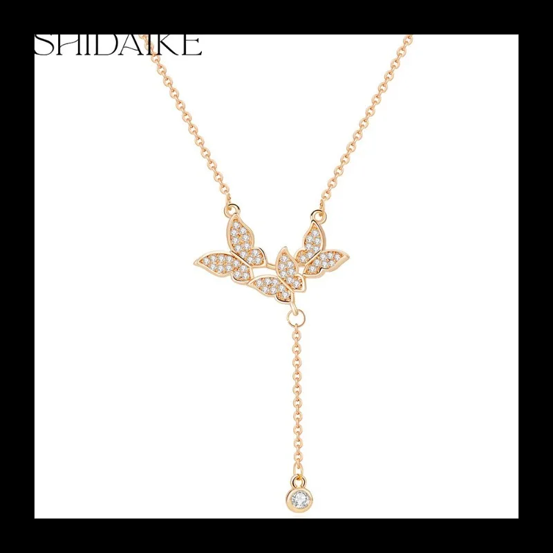 Times Guest Взрывное ожерелье с бабочкой и цирконом Модное универсальное женское легкое роскошное ожерелье 18K для литературы и художественной фабрики St
Times Guest Взрывное ожерелье с бабочкой и цирконом Модное универсальное женское легкое роскошное ожерелье 18K для литературы и художественной фабрики St