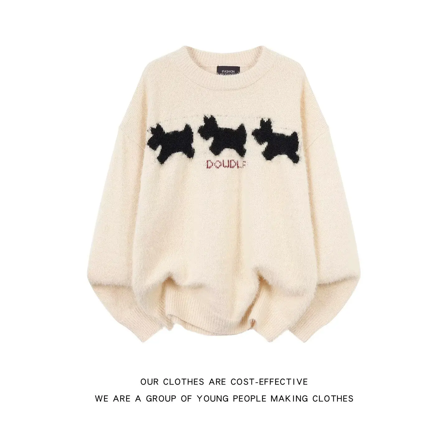 Американский Sle круглый трикотаж с рисунком собаки на подкладке Ne Fce, зимний трикотаж из мягкого полиэстера для мужчин, повседневный удобный свободный крой
Американский Sle круглый трикотаж с рисунком собаки на подкладке Ne Fce, зимний трикотаж из мягкого полиэстера для мужчин, повседневный удобный свободный крой