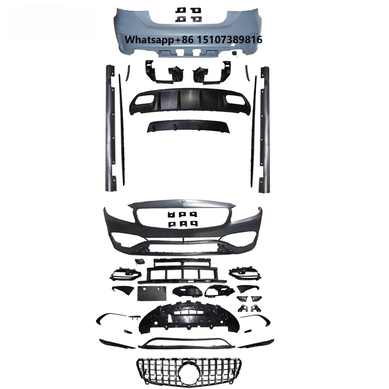 Upgrade to A45 Body Kit for 2016-2018 a Class W176 Front Bumper Rear Bumper Grille Side Skirt Diffuser-New Condition
Upgrade to A45 Body Kit for 2016-2018 a Class W176 Front Bumper Rear Bumper Grille Side Skirt Diffuser-New Condition