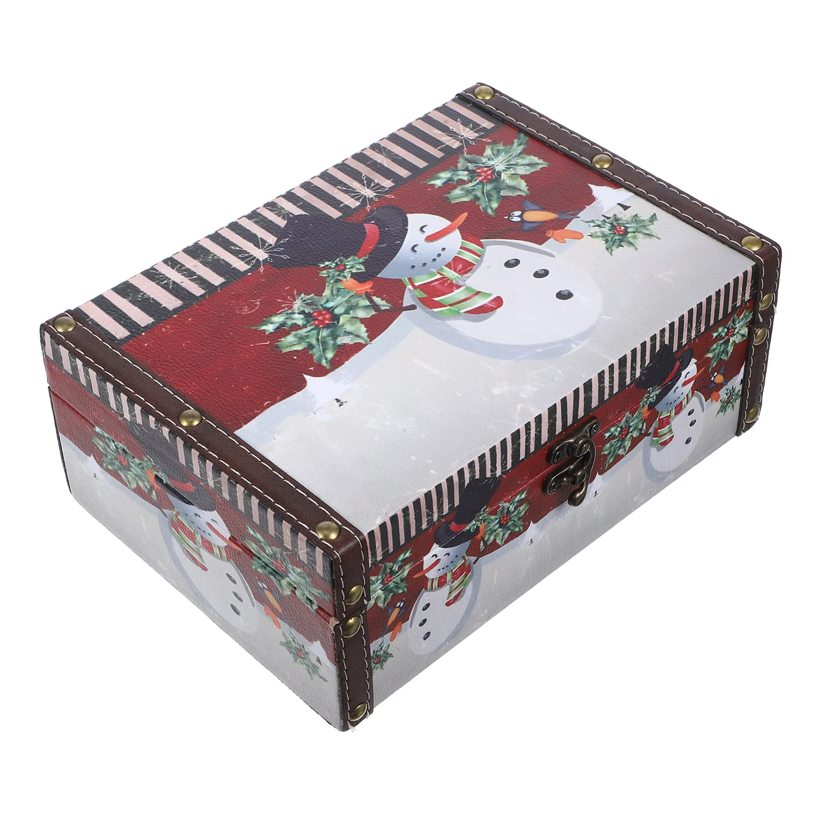Christmas Storage Box - Wooden Pu Jewelry Storing Storage Organizer Wooden Keepsake Box Decorative Box for Xmas Jewelry Decor
Christmas Storage Box - Wooden Pu Jewelry Storing Storage Organizer Wooden Keepsake Box Decorative Box for Xmas Jewelry Decor