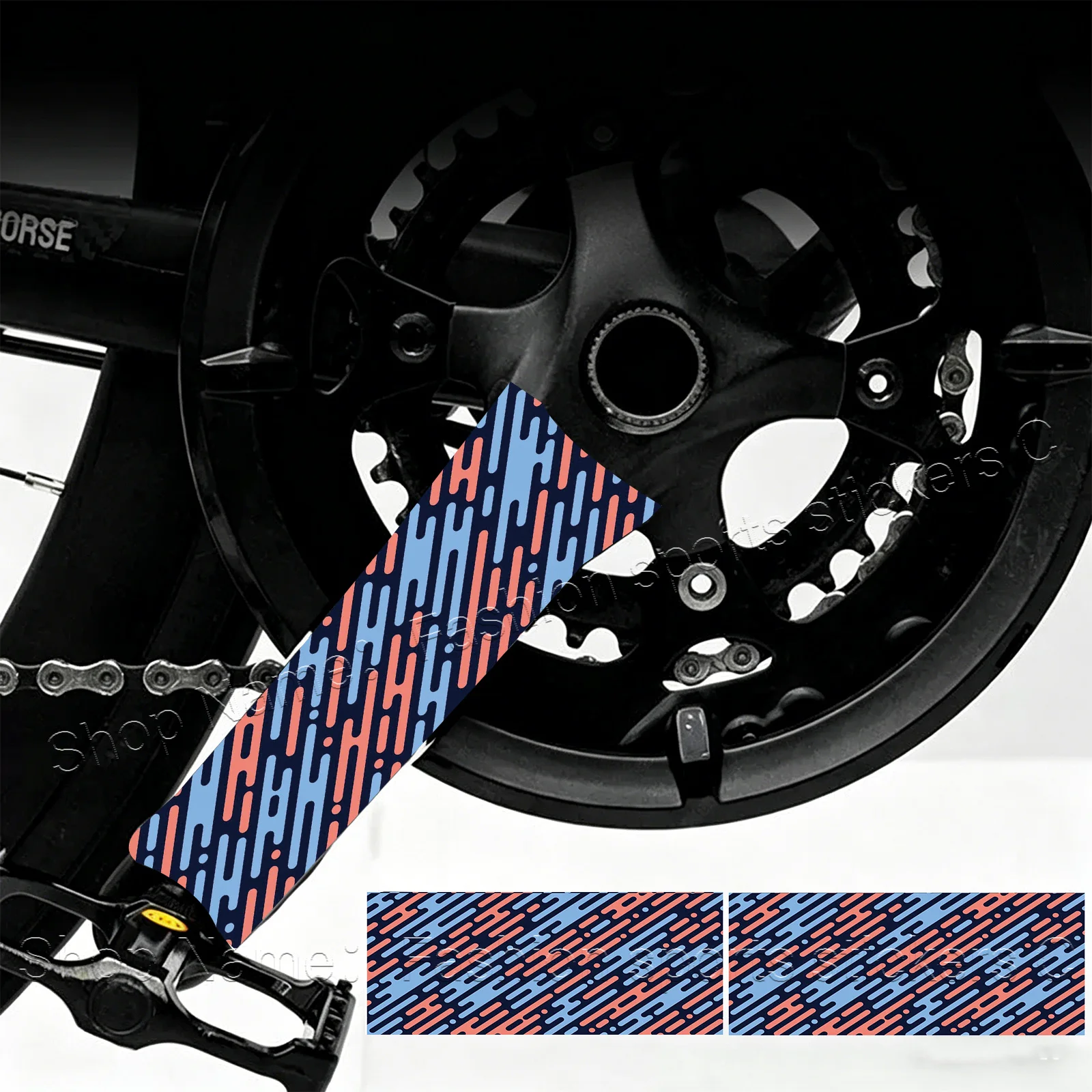 1Pair Blue Pink Abstract Dotted Bike Crank Arm Vinyl Stickers, Waterproof Decals for Mountain & Road Bike
1Pair Blue Pink Abstract Dotted Bike Crank Arm Vinyl Stickers, Waterproof Decals for Mountain & Road Bike