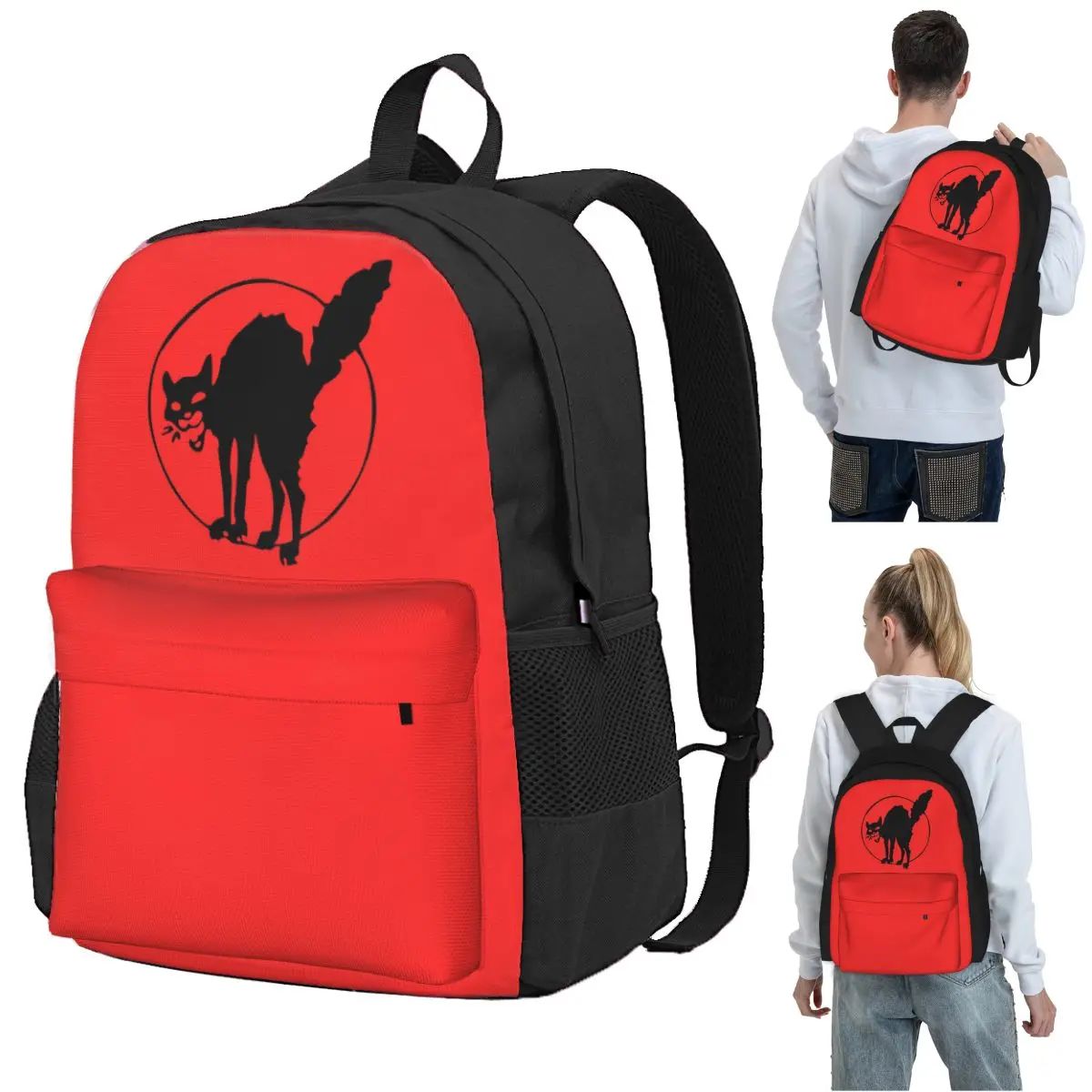 Anarcho-syndicalist Cat Symbol Backpack Student BookBag Kids School Bag Laptop Shoulder Bags for Boys Girls
Anarcho-syndicalist Cat Symbol Backpack Student BookBag Kids School Bag Laptop Shoulder Bags for Boys Girls