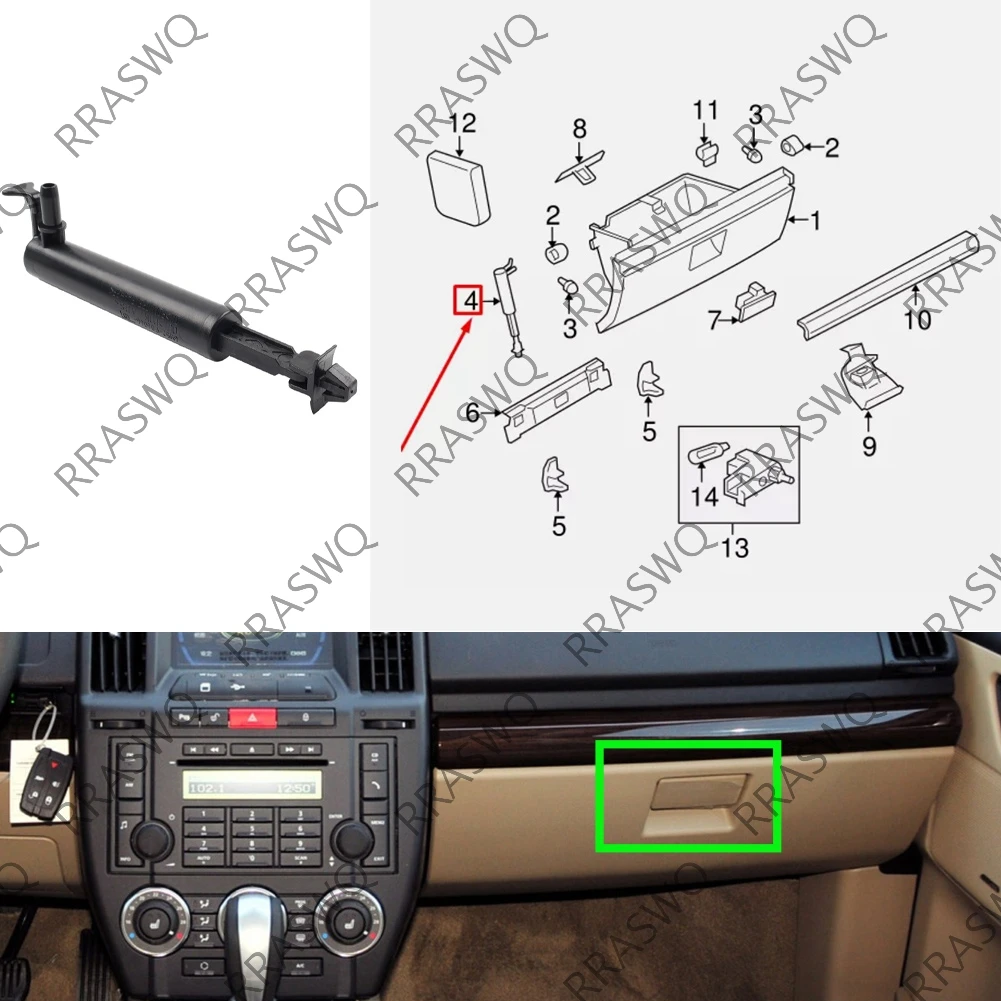Glove Box Hydraulic Arm Damper LR039802 For Land Rover Freelander 2 LR2 2006-2014 2007 2008 2009 2010 2011 2012 2013
Glove Box Hydraulic Arm Damper LR039802 For Land Rover Freelander 2 LR2 2006-2014 2007 2008 2009 2010 2011 2012 2013