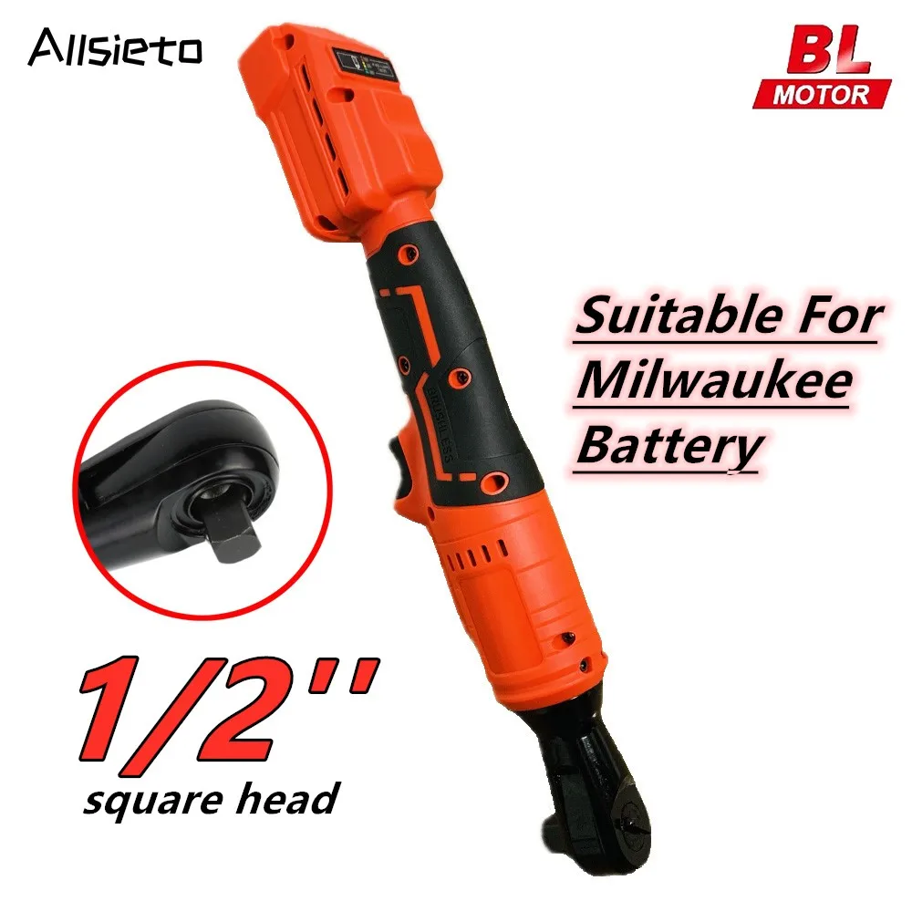 Suitable Milwaukee 18V Battery 1/2'' Electric Ratchet Wrench 500M.N Brushless Removal Screw Nut Car Repair Wireless Power Tools
Suitable Milwaukee 18V Battery 1/2'' Electric Ratchet Wrench 500M.N Brushless Removal Screw Nut Car Repair Wireless Power Tools