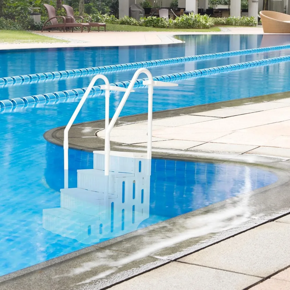 Swimming Pool Step and Outside Ladder System, Pool Deck Ladder l Pools,Pool Steps to Deck, Safety Swimming Pool Ladder for Swimm
Swimming Pool Step and Outside Ladder System, Pool Deck Ladder l Pools,Pool Steps to Deck, Safety Swimming Pool Ladder for Swimm