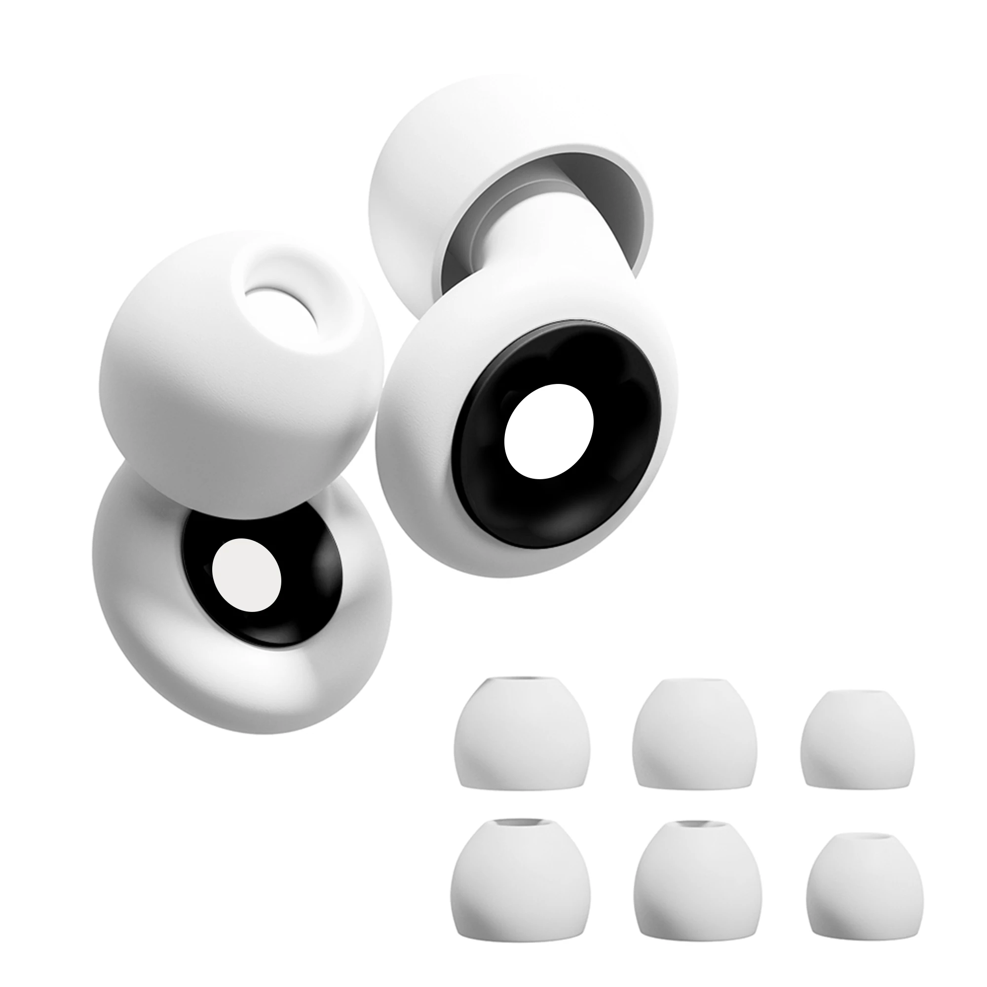 HUAK 1 Set Reusable Silicone Ear Plugs with Extra Coverage for Swimming Sleeping Concerts Learning Motorcyclists And More
HUAK 1 Set Reusable Silicone Ear Plugs with Extra Coverage for Swimming Sleeping Concerts Learning Motorcyclists And More