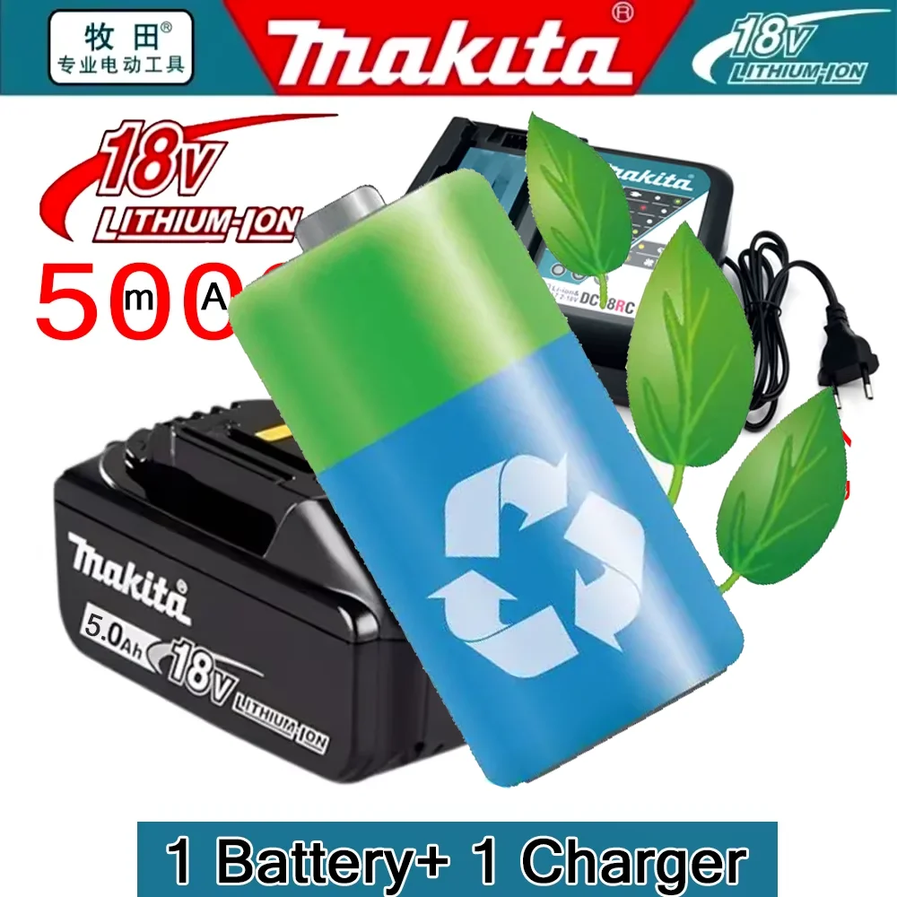 For Makita screwdriver BL1860 BL1850B BL1850 BL1840 BL1830 rechargeable battery genuine 18V 5Ah Makita battery+charger 
For Makita screwdriver BL1860 BL1850B BL1850 BL1840 BL1830 rechargeable battery genuine 18V 5Ah Makita battery+charger