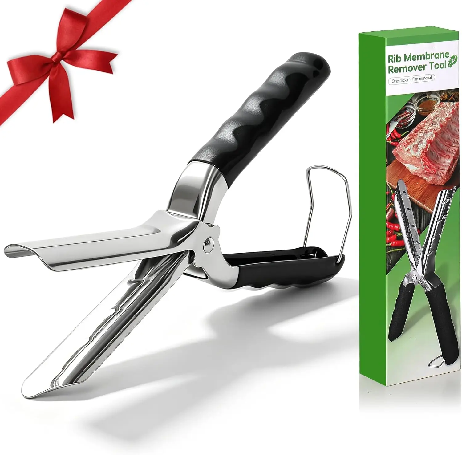 Rib Membrane Removal Tool, Stainless Steel Cooking Accessories, Ergonomic BBQ Accessories, Dishwasher Safe Grilling Accessories, Barbecue Tool Set - Gift for Men (Dark Black)
Rib Membrane Removal Tool, Stainless Steel Cooking Accessories, Ergonomic BBQ Accessories, Dishwasher Safe Grilling Accessories, Barbecue Tool Set - Gift for Men (Dark Black)