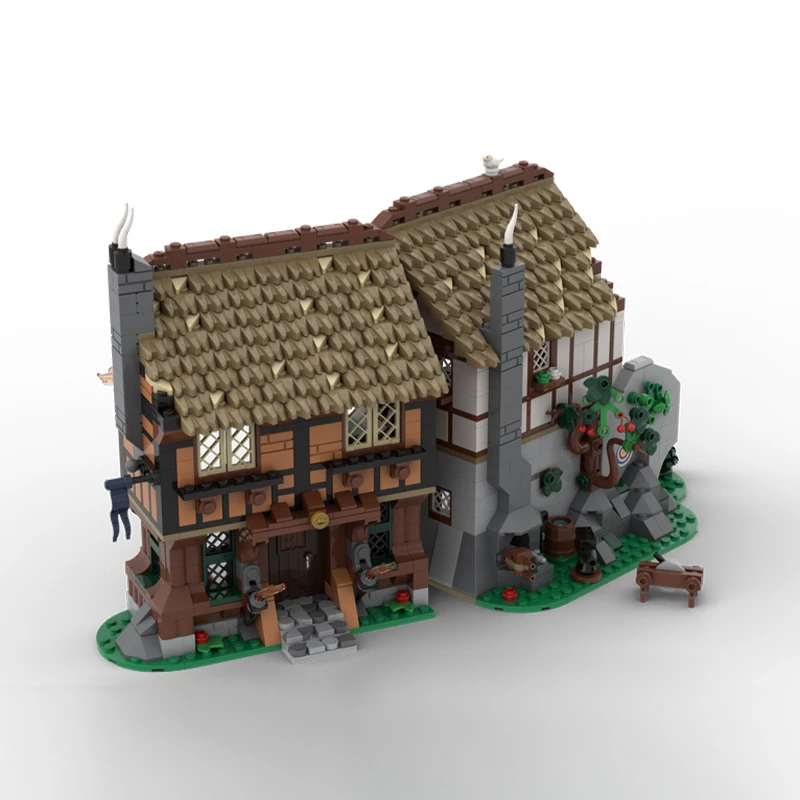 1281pcs European Medieval Street View Town Square blacksmith store model DIY creative ideas Retro childToy Gift blocks MOC-10332
1281pcs European Medieval Street View Town Square blacksmith store model DIY creative ideas Retro childToy Gift blocks MOC-10332