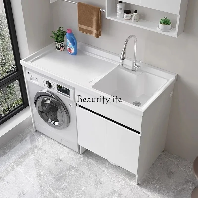 honeycomb aluminum balcony washing machine cabinet combination laundry table with rubbing board
honeycomb aluminum balcony washing machine cabinet combination laundry table with rubbing board