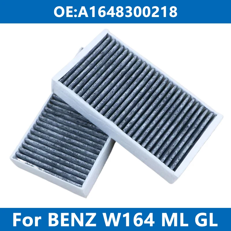 2Pcs Car Cabin Air Filter Conditioner A1648300218 For Mercedes Benz W164 ML280 ML300 320 ML63 GL320 CDI GL350 420 450 500 R350
2Pcs Car Cabin Air Filter Conditioner A1648300218 For Mercedes Benz W164 ML280 ML300 320 ML63 GL320 CDI GL350 420 450 500 R350