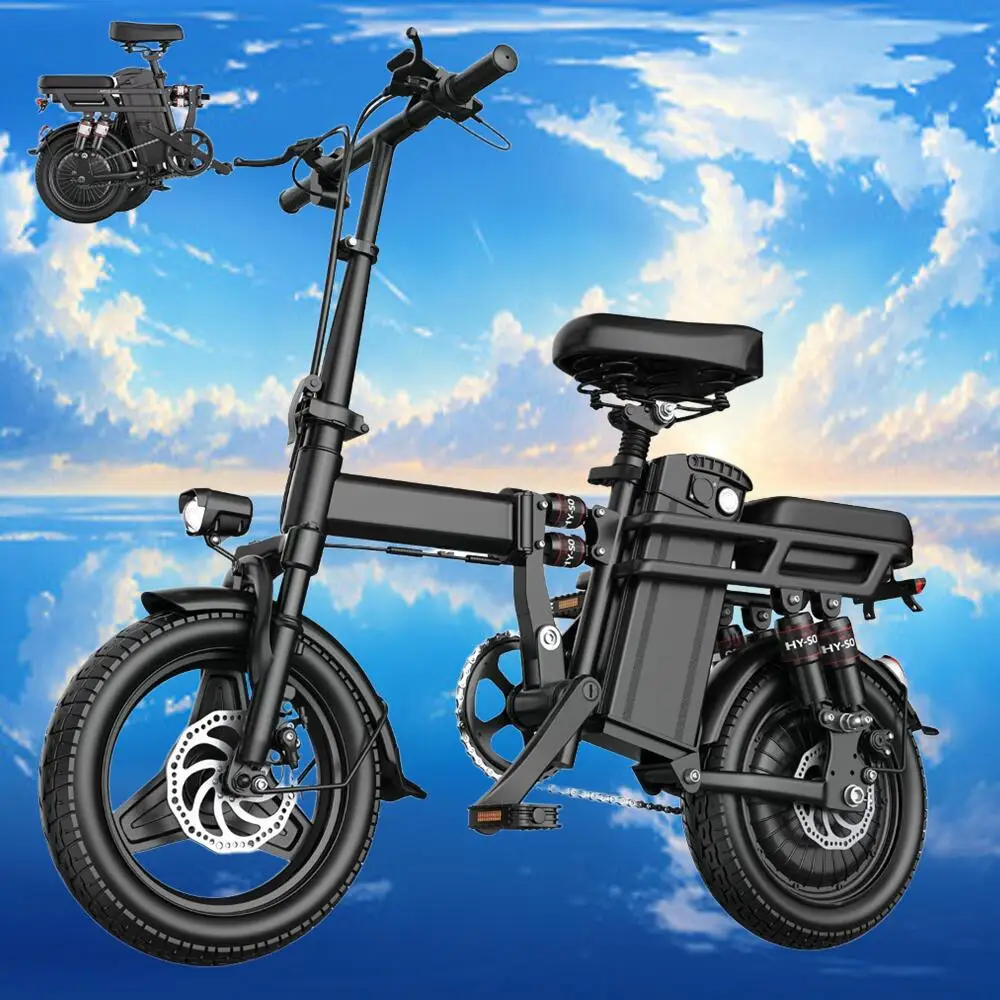 Adult Folding Electric Motorcycles Bike 500W Power 30 Miles Long Range, 14-inch Tires 48V 20AH/15AH/10Ah Removable Battery
Adult Folding Electric Motorcycles Bike 500W Power 30 Miles Long Range, 14-inch Tires 48V 20AH/15AH/10Ah Removable Battery