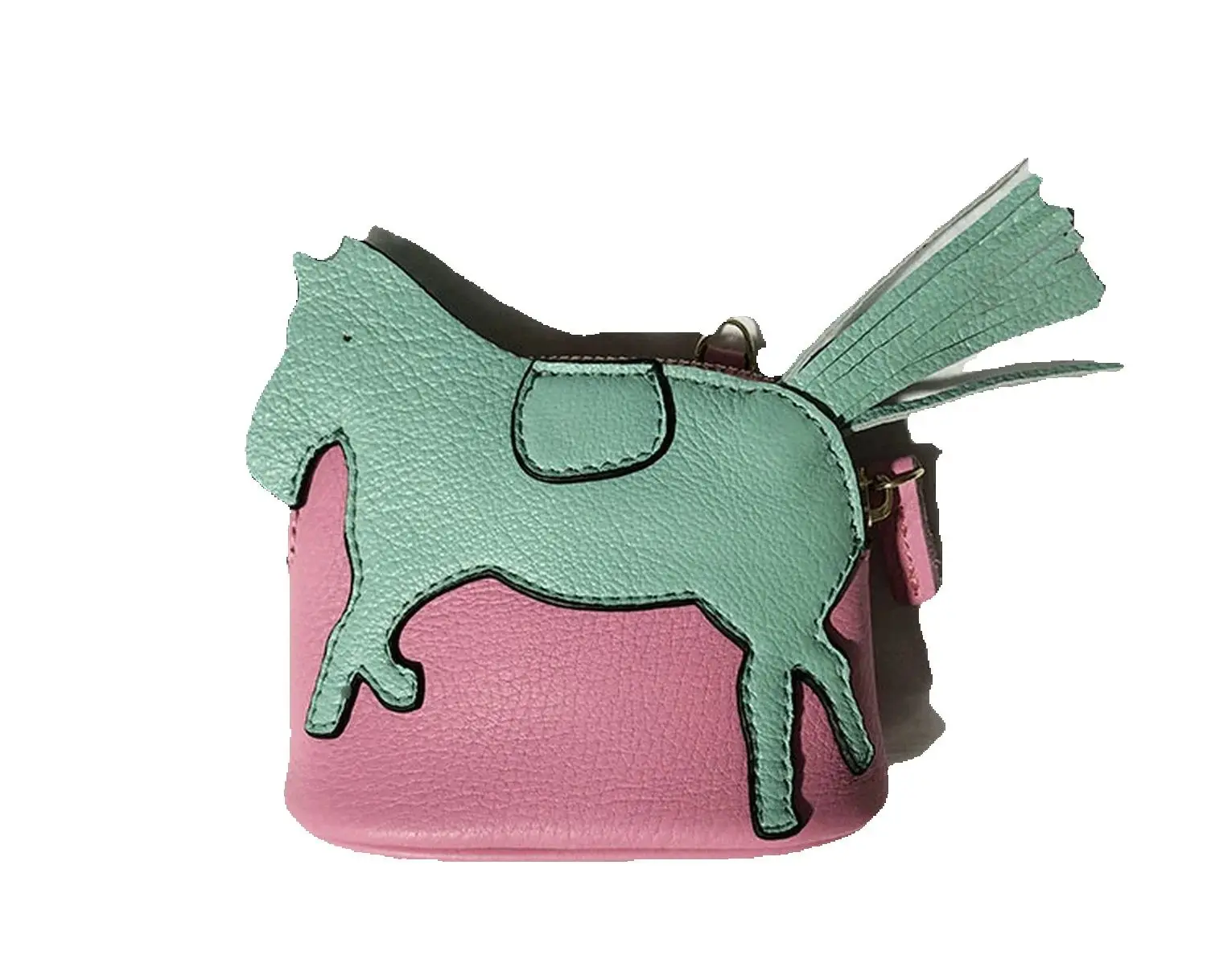 Macaron Pony Coin Purse Animal Shaped Genuine Leather Cute Girl's Cartoon Mini Wallet Horse Bag Color Block Designer Charm
Macaron Pony Coin Purse Animal Shaped Genuine Leather Cute Girl's Cartoon Mini Wallet Horse Bag Color Block Designer Charm