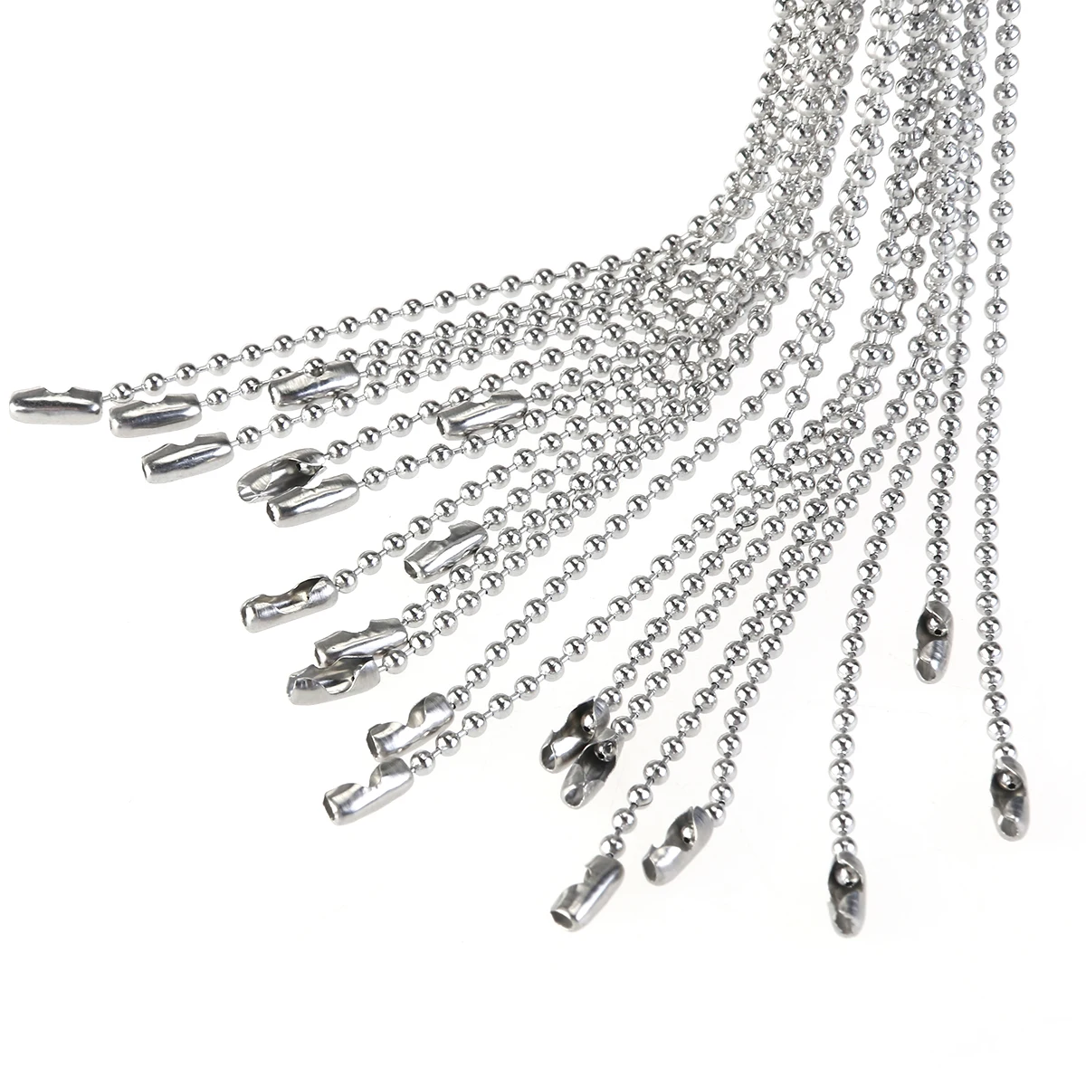 Stainless Steel Stainless Steel Ball Chain Bead Chain Necklace Long Silver Dog Tag Chains Style Jewelry Accessories
Stainless Steel Stainless Steel Ball Chain Bead Chain Necklace Long Silver Dog Tag Chains Style Jewelry Accessories