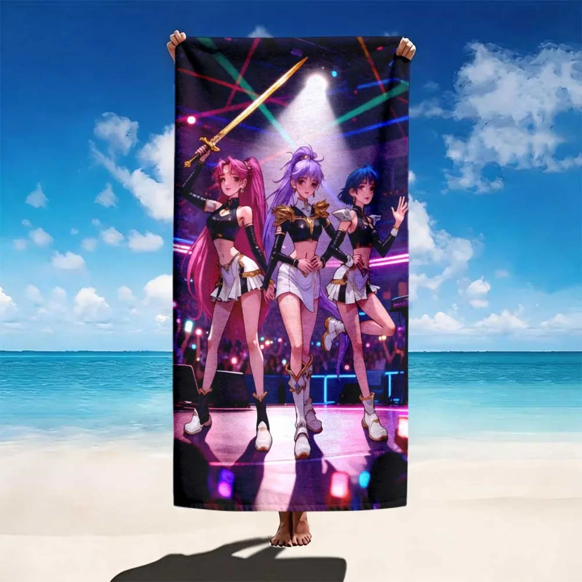 1pc Anime Girl Group Idol Microfiber Beach Towel Quick Dry Soft Absorbent Bath Towel for Teens Girls Summer Pool Swimming Gym
1pc Anime Girl Group Idol Microfiber Beach Towel Quick Dry Soft Absorbent Bath Towel for Teens Girls Summer Pool Swimming Gym