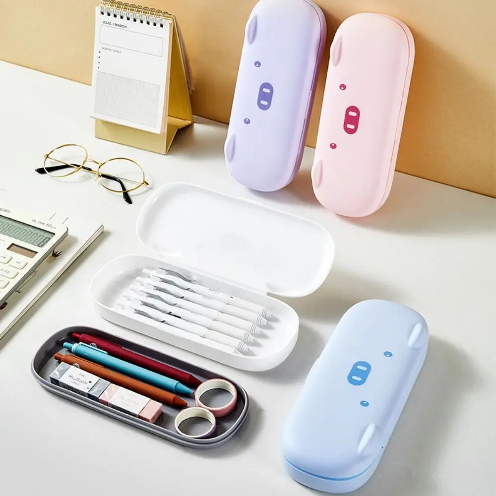 Cute Double-deck Piggy Pencil Case Large Capacity Waterproof Desktop Storage Box with Buckled PP Stationery Case School
Cute Double-deck Piggy Pencil Case Large Capacity Waterproof Desktop Storage Box with Buckled PP Stationery Case School