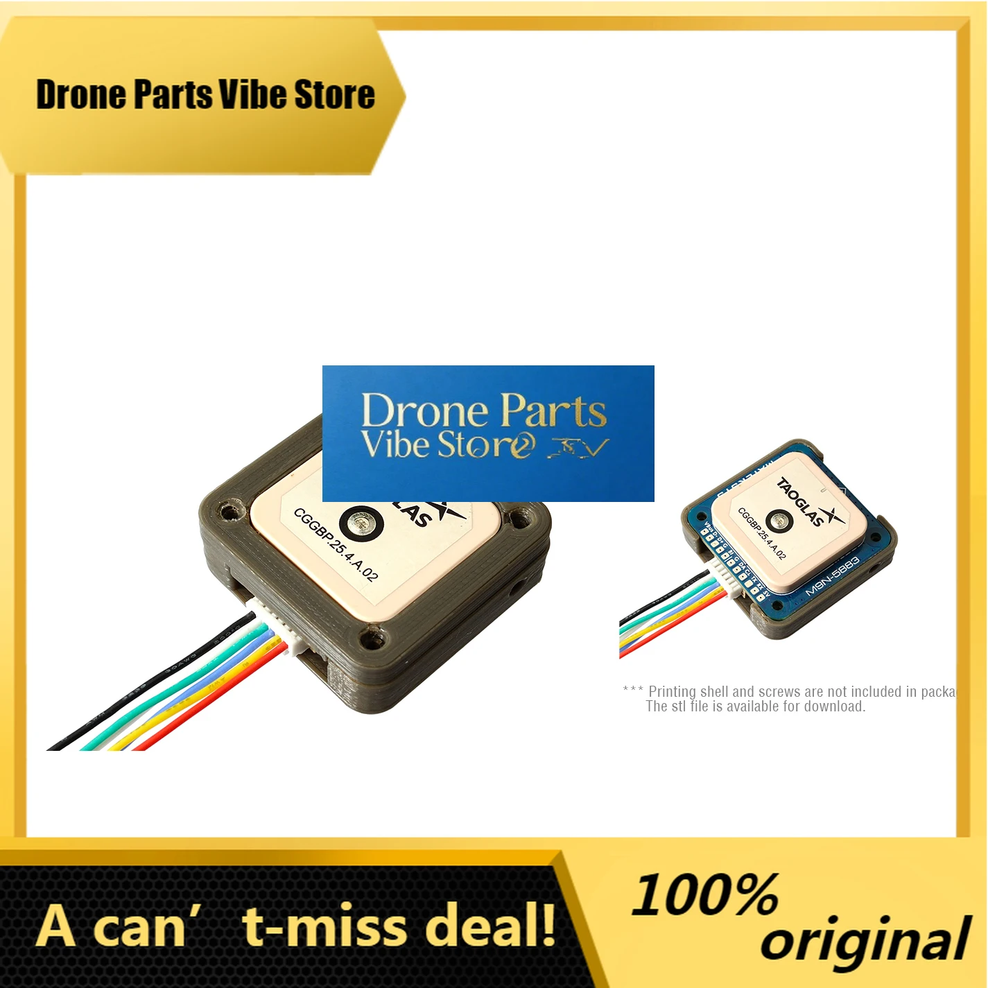 Drone PartsMatek MATEKSYS M9N-5883 GNSS M9N GPS & QMC5883L With Compass Module Built-in Patch Antenna For RC FPV Long Rang Racin
Drone PartsMatek MATEKSYS M9N-5883 GNSS M9N GPS & QMC5883L With Compass Module Built-in Patch Antenna For RC FPV Long Rang Racin