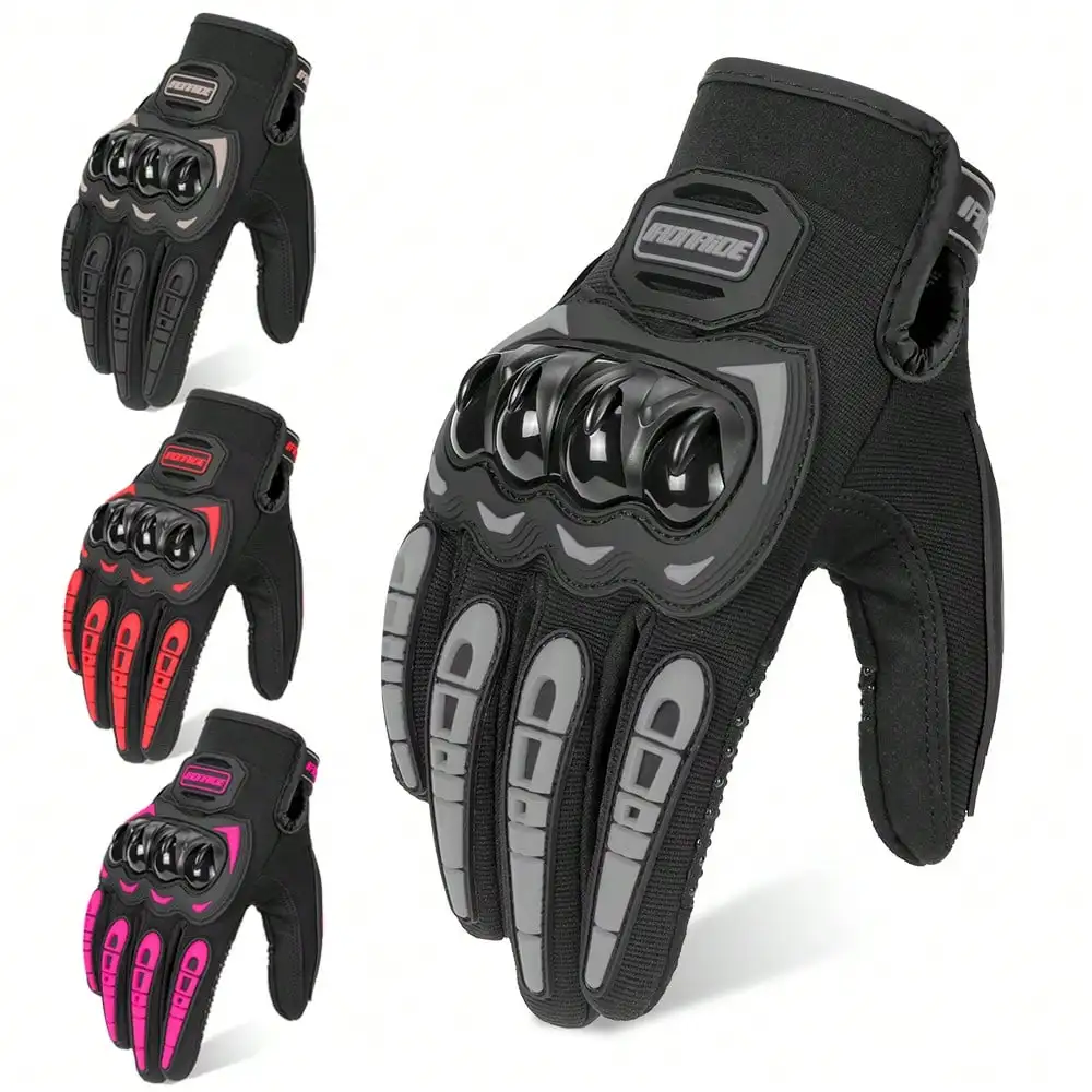 Motorcycle Gloves, Summer Riding Gloves, Full Finger Gloves, Touchscreen Motorcycle Riding Gloves, Outdoor Racing Protective Off-Road Motorcycle Gloves, St. Patrick's Day Gift, Motorcycle Accessories
Motorcycle Gloves, Summer Riding Gloves, Full Finger Gloves, Touchscreen Motorcycle Riding Gloves, Outdoor Racing Protective Off-Road Motorcycle Gloves, St. Patrick's Day Gift, Motorcycle Accessories