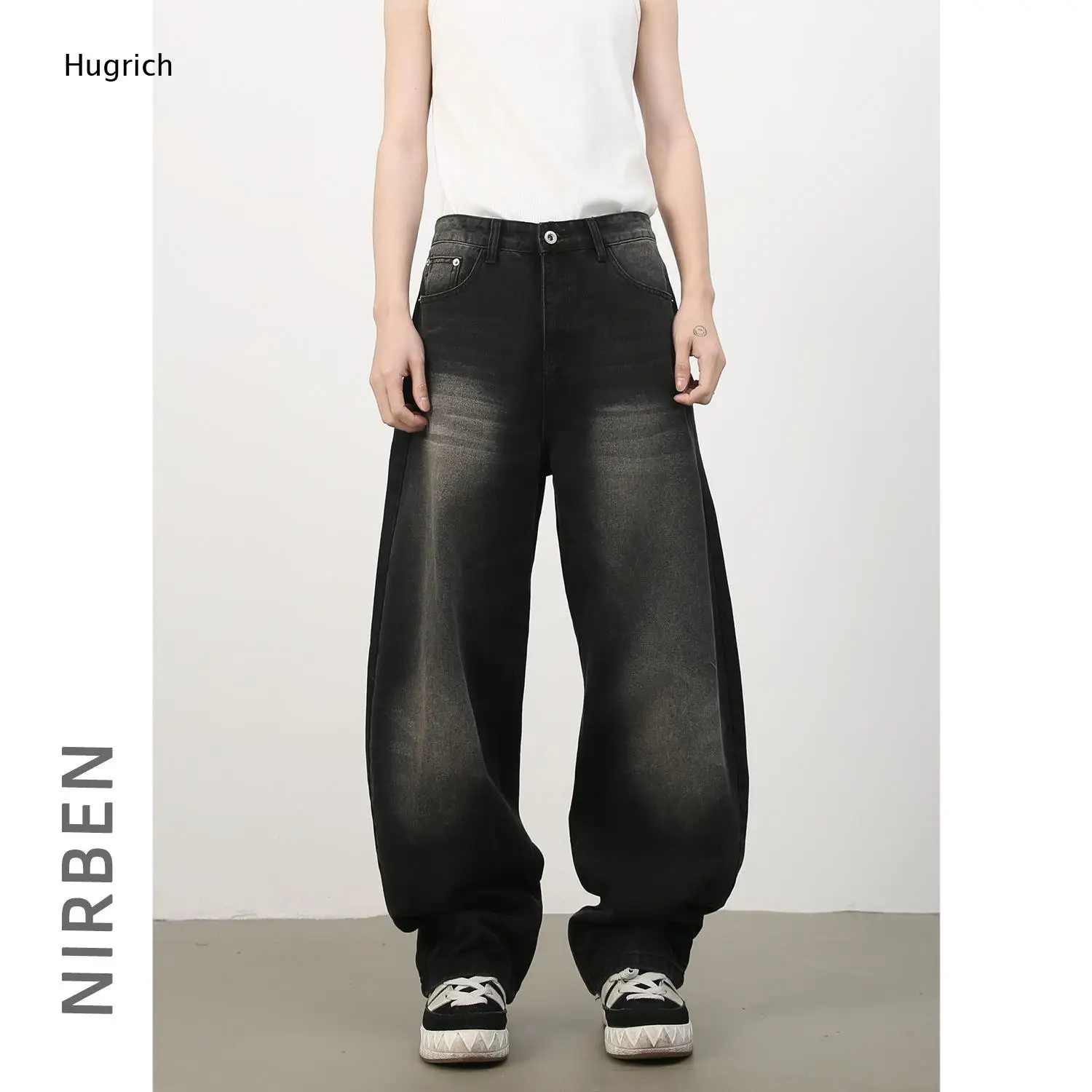 Men Vintage Yellow Faded Baggy Barrel Jeans Gradient Whisker Wash Loose Wide Leg Streetwear Denim Pants
Men Vintage Yellow Faded Baggy Barrel Jeans Gradient Whisker Wash Loose Wide Leg Streetwear Denim Pants