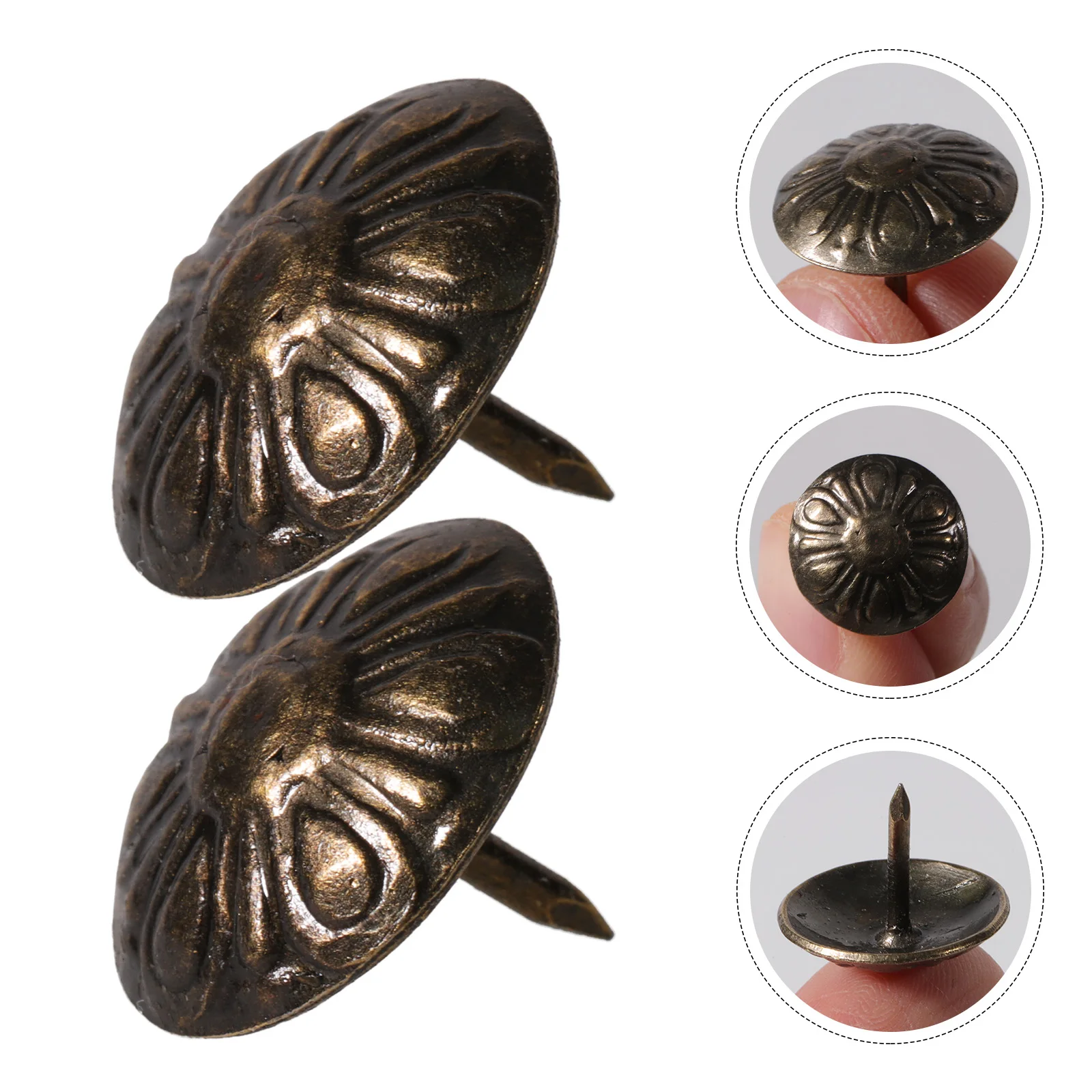 50 Pcs Upholstery Tacks for niture Bubble Nail Sofa Decoration Decorative Dark Brown
50 Pcs Upholstery Tacks for niture Bubble Nail Sofa Decoration Decorative Dark Brown